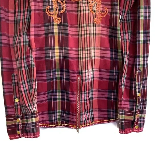 EUC LS plaid top by Roar - Picture 10 of 15